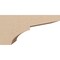 Ekena Millwork 7"W x 14"D x 7"H Wide Monterey Rough Cedar Woodgrain TimberThane Corbel, Primed Tan CORUR07X14X07MONRCPR - alternate 6